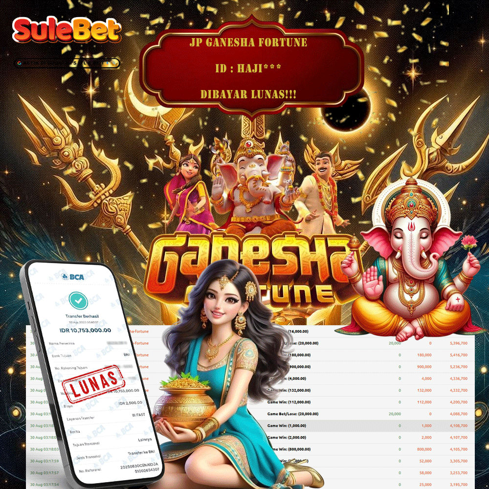 IITOTO – JACKPOT ganesha fortune 10.753.000.,- LUNAS !!!