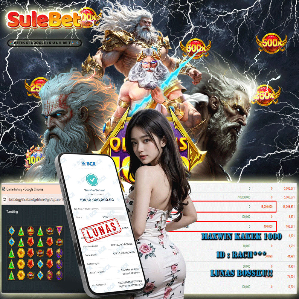 IITOTO – JACKPOT gates of olympus 1000. 10.000.000.,- LUNAS !!!
