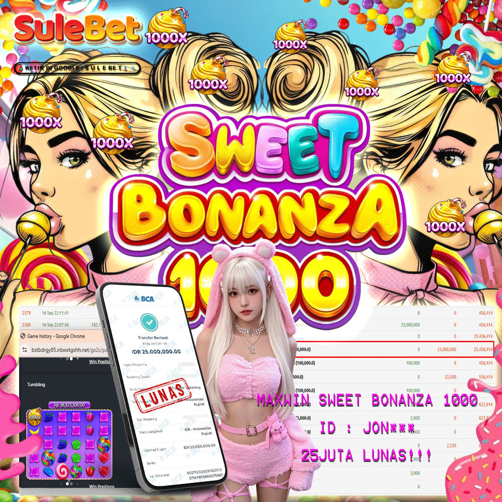 IITOTO – JACKPOT sweet bonanza 1000. 25.000.000.,- LUNAS !!!
