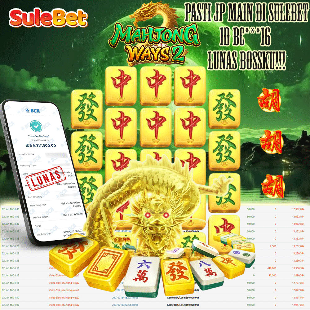 IITOTO – JACKPOT mahjong ways 2 Rp.9.317.000.,- LUNAS !!!