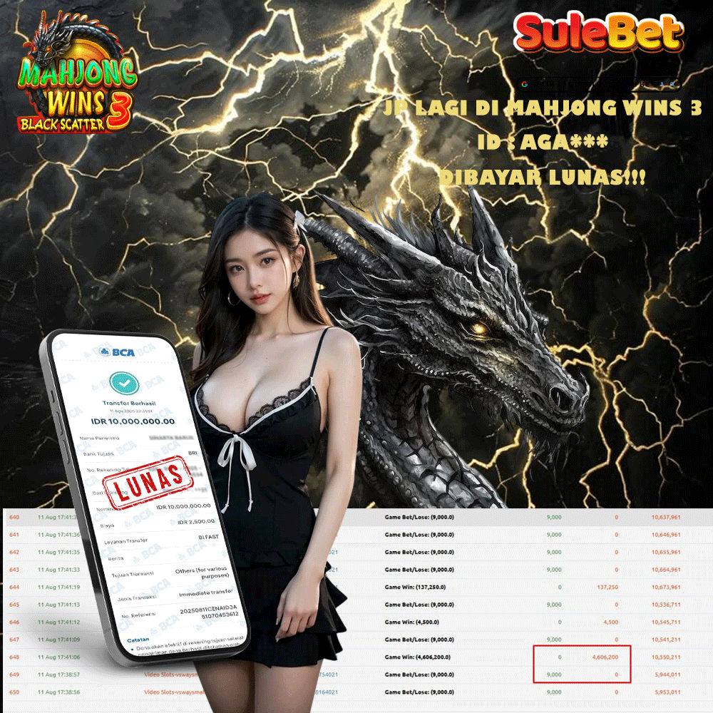 IITOTO – JACKPOT mahjong wins 3 10.000.000.,- LUNAS !!!