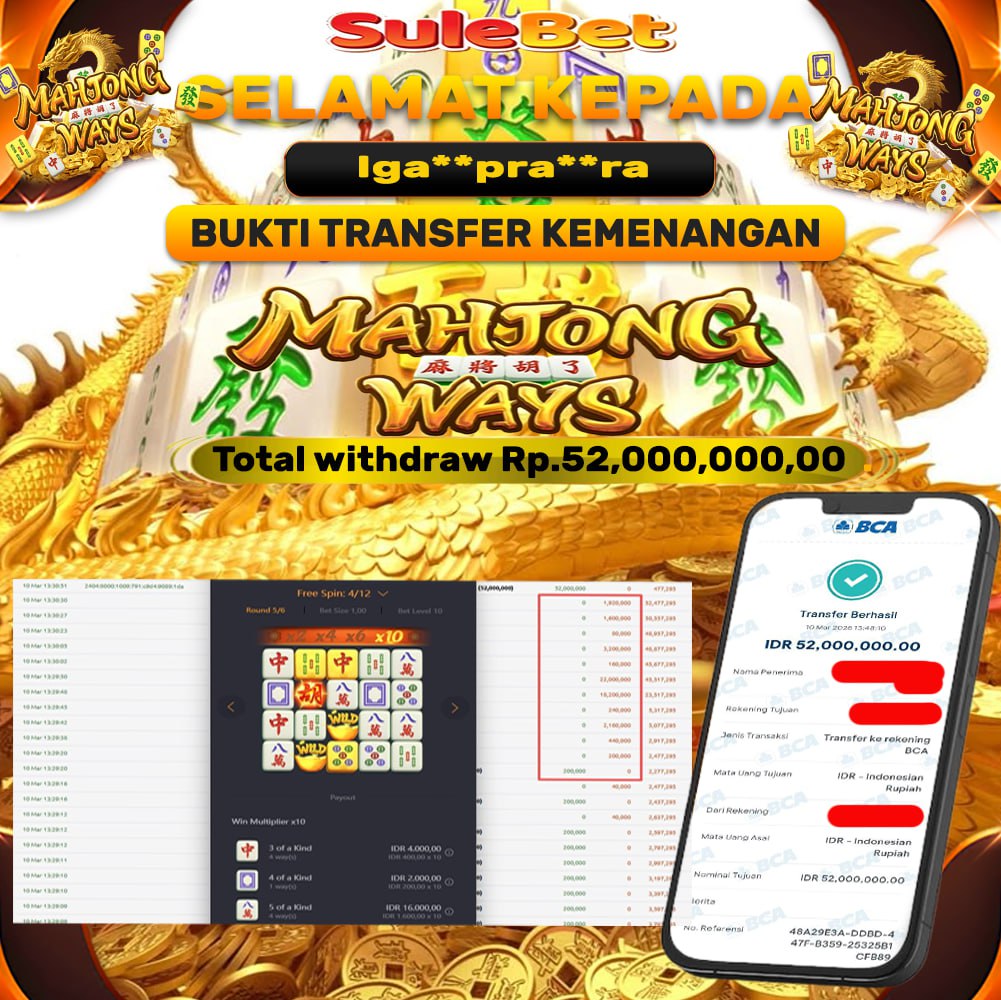 IITOTO – MAHJONG WAYS  _ PG SOFT Rp.52,000.000,- LUNAS !!!