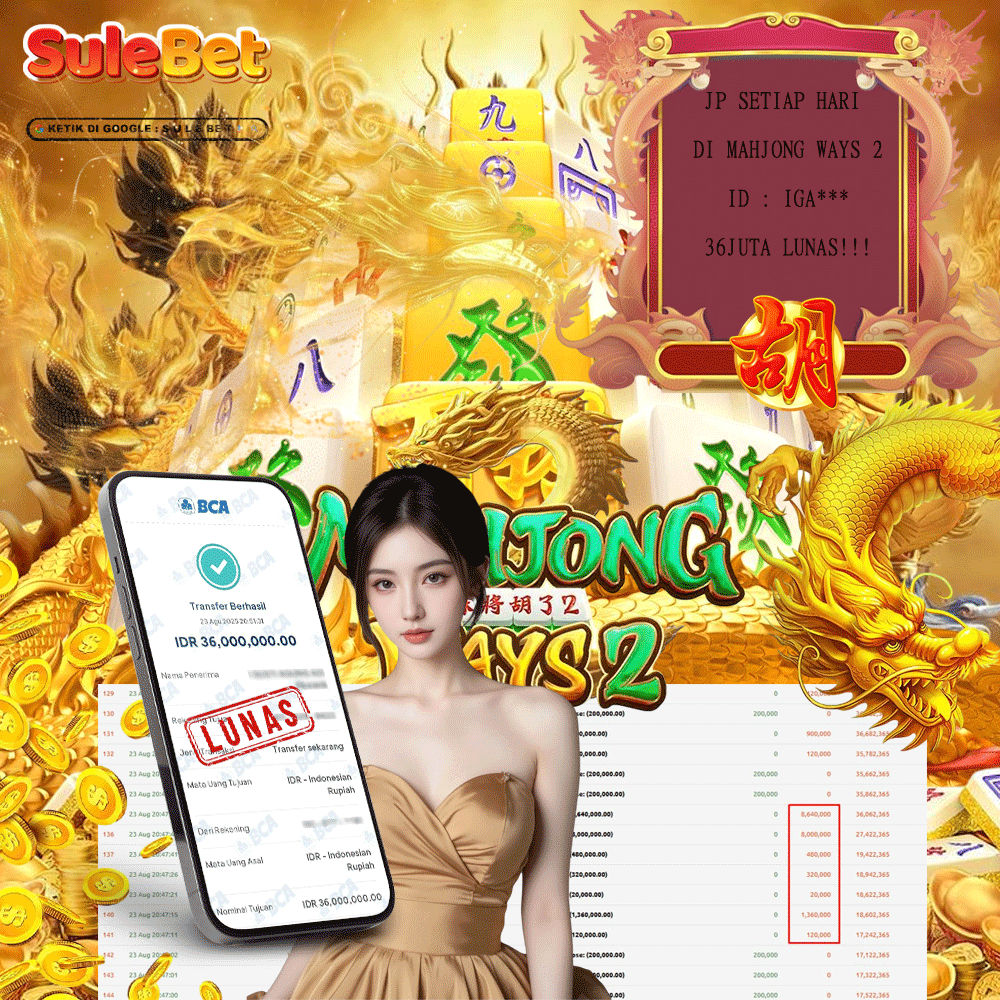 IITOTO – JACKPOT mahjong ways 2 36.000.000.,- LUNAS !!!