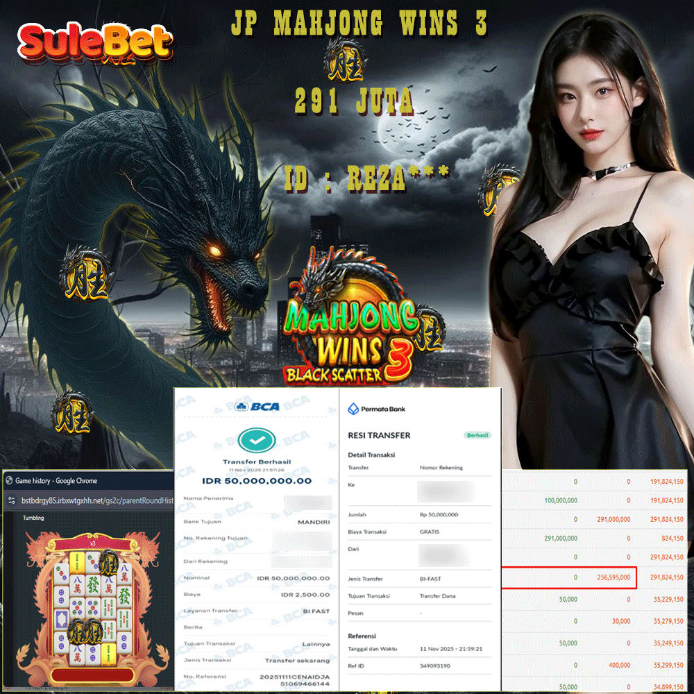 IITOTO – JACKPOT mahjong wins 3 291.000.000.,- LUNAS !!!