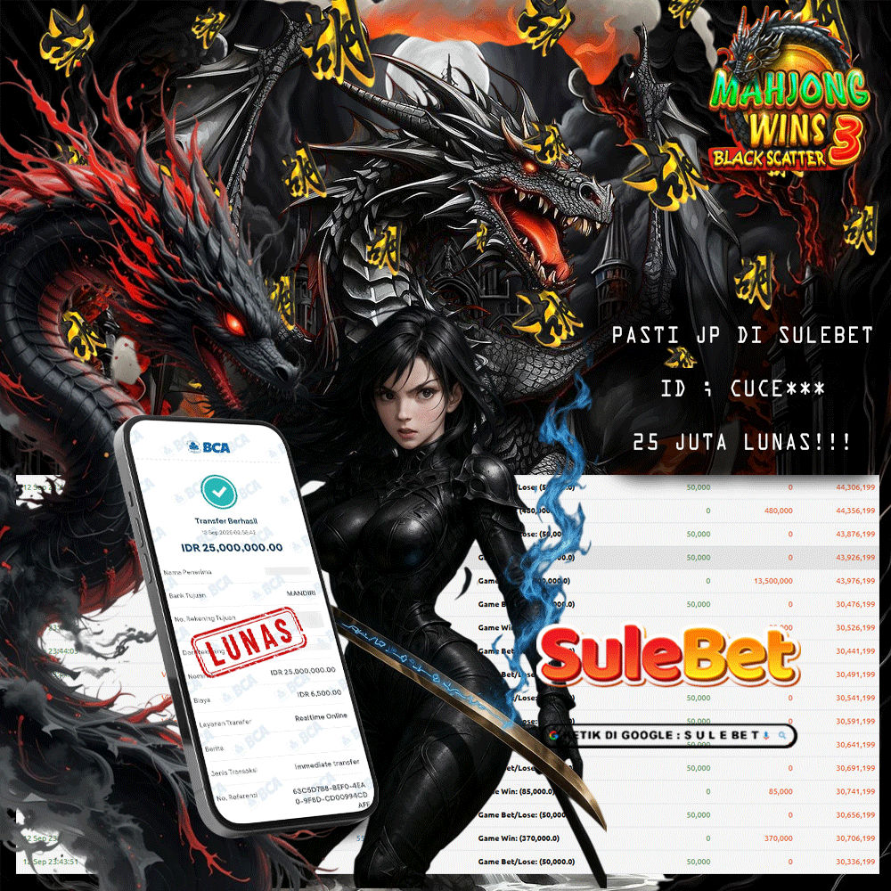 IITOTO – JACKPOT mahjong wins 3 25.000.000.,- LUNAS !!!