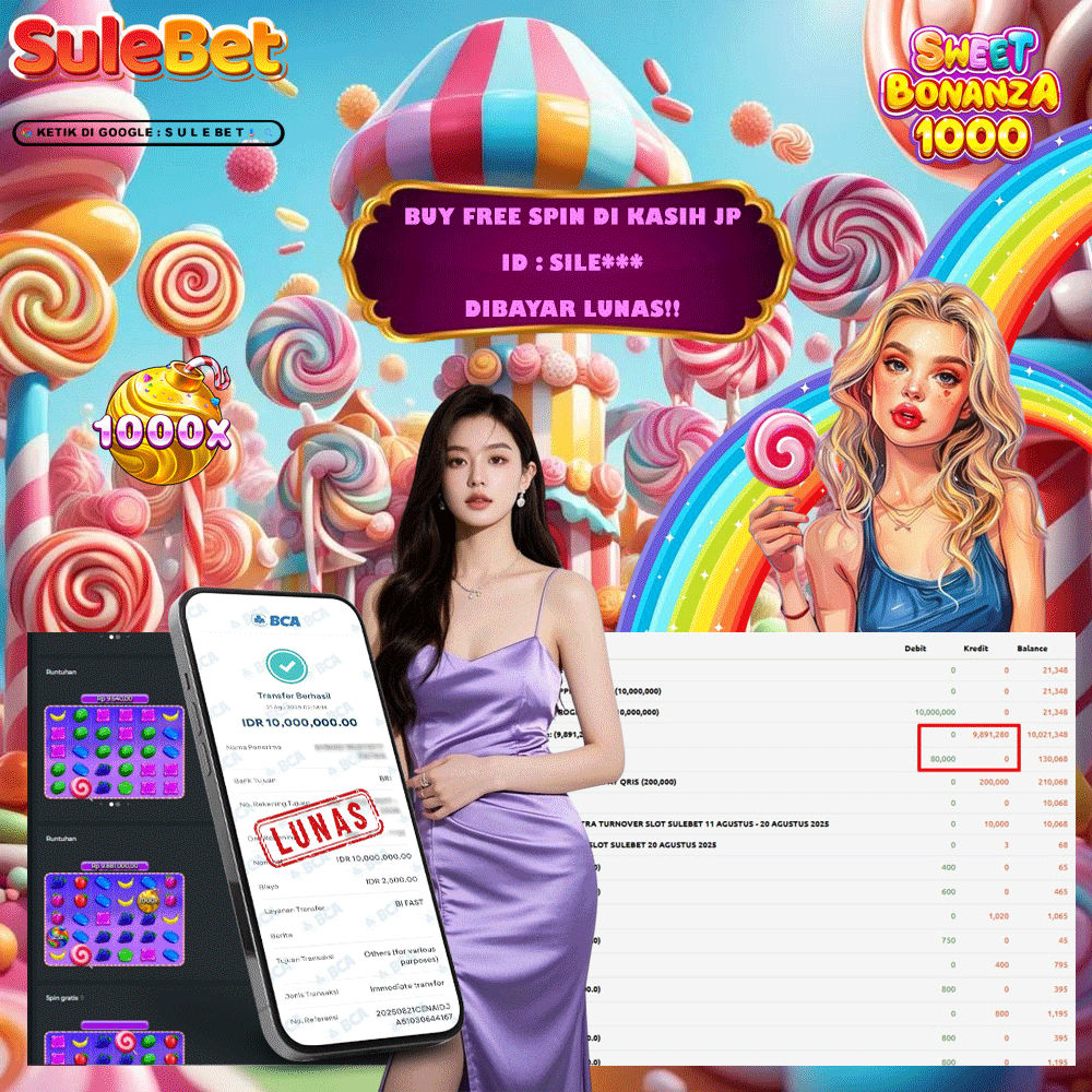 IITOTO – JACKPOT sweet bonanza 1000. 10.000.000.,- LUNAS !!!